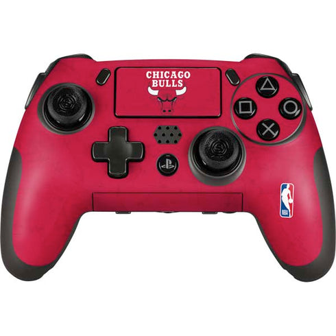 NBA Chicago Bulls Red Distressed PlayStation Scuf Vantage 2 Controller Skin